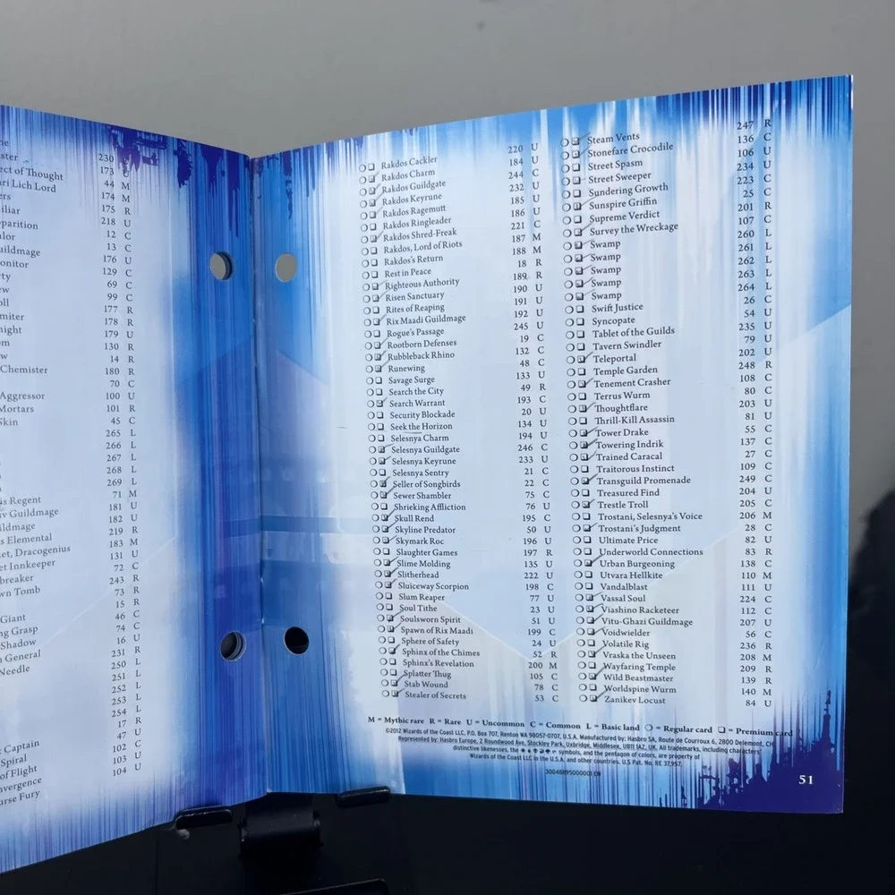 MTG Return to Ravnica Player's‎ Guide Magic The Gathering Collectible Booklet
